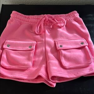 Fashion Nova Pink Women's Shorts with Pockets